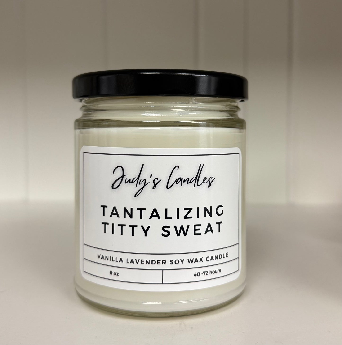 Tantalizing Titty Sweat - Vanilla Lavender Candle - PRE-ORDER